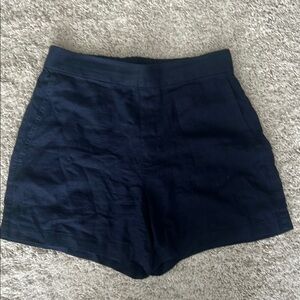 Banana Republic Navy Linen Shorts